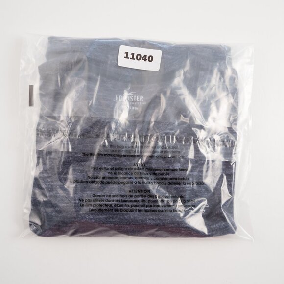 Hollister Must Have Collection heathered navy blue t-shirt size	M - Picture 10 of 10